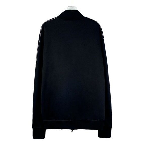 Louis Vuitton LV Black Side Logo Printed Stand-Up Collar Zipper Long-Sleeved Jac - Picture 8 of 8